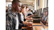Youth Working at Computers